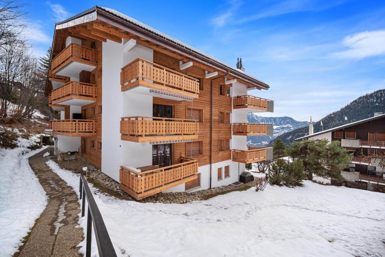 Appartement Chaleureux A Ovronnaz Exterior foto
