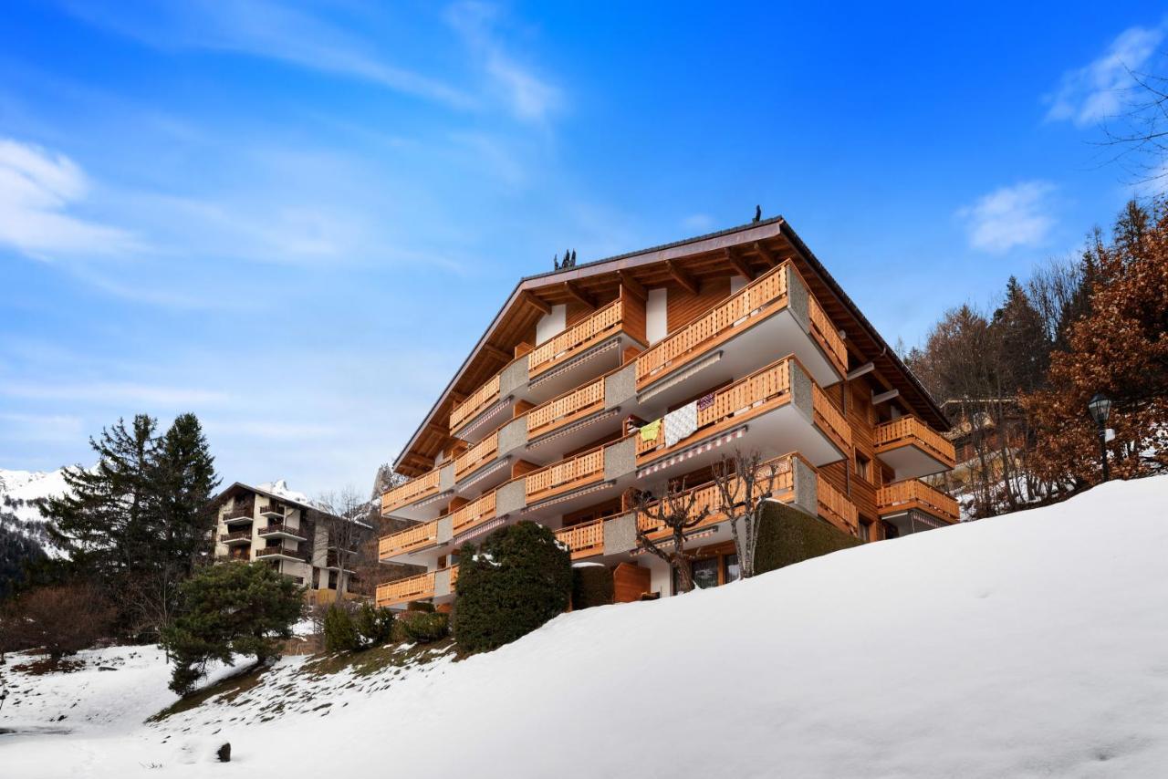 Appartement Chaleureux A Ovronnaz Exterior foto