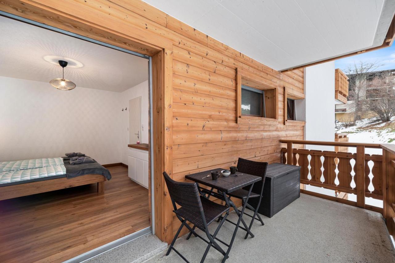 Appartement Chaleureux A Ovronnaz Exterior foto